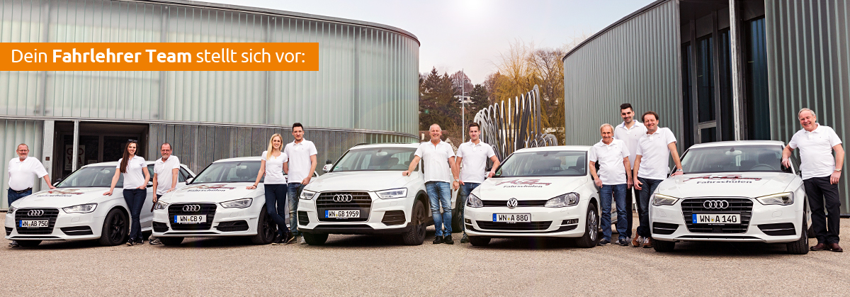 Das Fahrlehrer-Team der Fahrschule AB Company